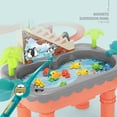 thumbnail image 2 of Kids Water Table Toys Fishing Table Games，Electric Penguin Stair Climbing Playset Age 1-6 - 14*10*15inch, 2 of 8