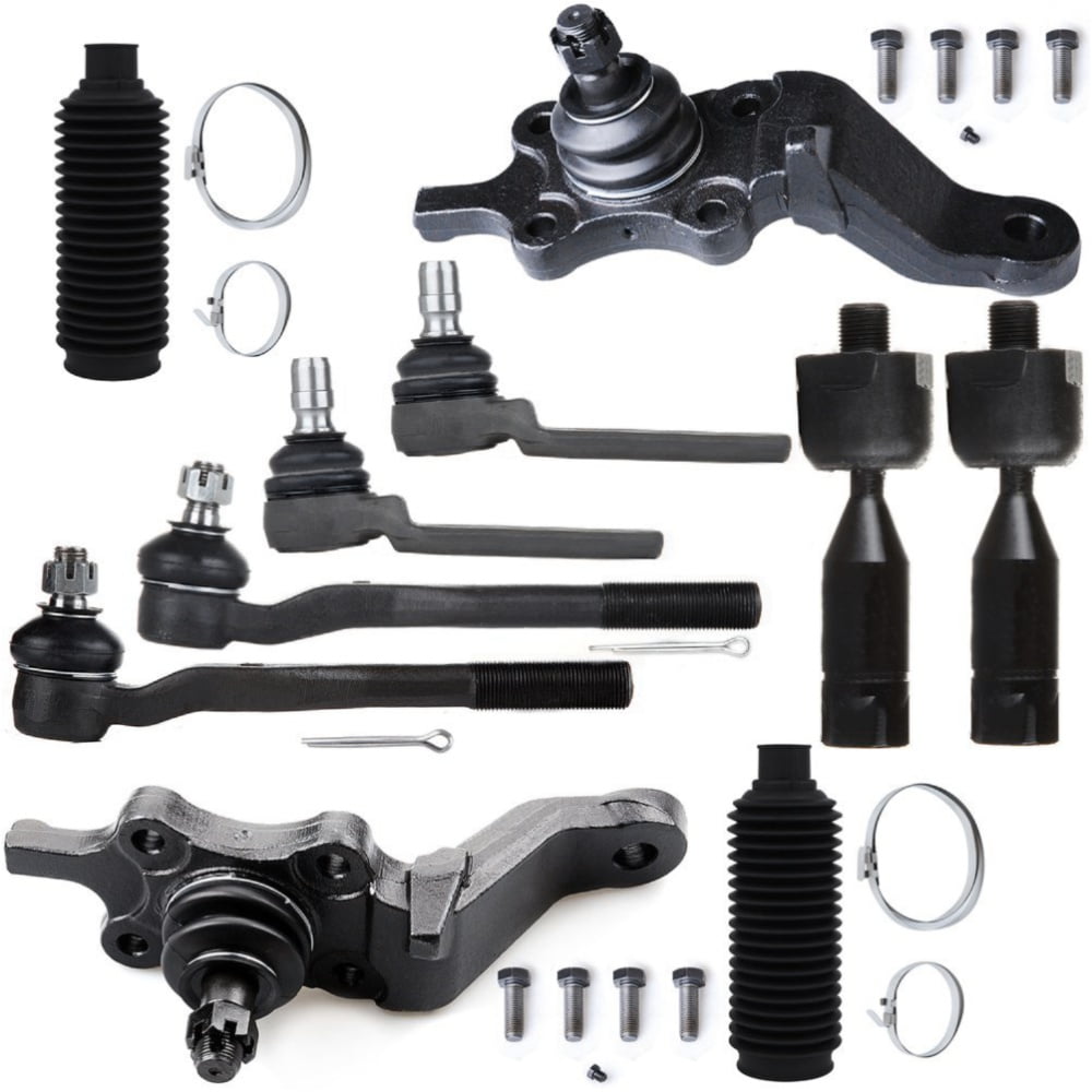 Lower Upper Ball Joints Tie Rod End Rack Pinion Bellow For 19962002