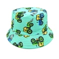 thumbnail image 4 of Krdevn Cartoon Excavator Print Reversible Kids Wide Brim Sun Hat Lightweight Breathable Beach Cap for Boys Girls, 4 of 4