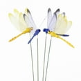 thumbnail image 4 of 100Fens 8Pcs Dragonflies Garden Pole Decorative Garden Flowers Potted Ornaments Artificial Dragonflystakes Indoor Outdoor Yard Garden Flower Pot Decoration, 4 of 5