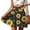 Black Skirts for Women, variant on kttectoa Cute Leisure Ruffle Lace-up Beach Skirts Womens Fashion Floral Print Skirts Elastic Mid Waist Mini Skirt for Women Athletic Officewear