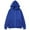 Blue, variant on DODADAWANJ Zip Up Hoodie Men Big and Tall Long Sleeve Hooded Sweatshirts Oversized Hoodies with Pockets Casual Solid Color Fall Workout Sweatshirt Green XXXL