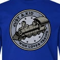 thumbnail image 4 of Inktastic Steam Train Kid Who Loves Trains Long Sleeve Youth T-Shirt, 4 of 5