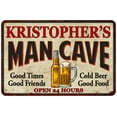 thumbnail image 1 of KRISTOPHER'S Man Cave Sign 12 x 18 Matte Finish Metal 112180011417, 1 of 1