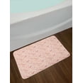 thumbnail image 2 of Nature Bath Mat, Blossoming Sakura Cherry Trees Branches Japanese Classic Illustration, Plush Bathroom Decor Mat with Non Slip Backing, 29.5" X 17.5", Peach White, by Ambesonne, 2 of 2