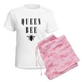 thumbnail image 6 of CafePress - Queen Bee Women's Light Pajamas - Women's Short Sleeve Print T-Shirt and Pants Light Cotton Pajama Set, 6 of 7