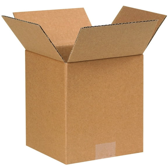 BOX USA 4x4x5 Corrugated Boxes, Small, 4L x 4W x 5H, Pack of 25  Shipping, Packaging, Moving, Storage Box for Home or Business, Strong Wholesale Bulk Boxes