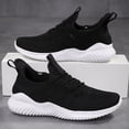 thumbnail image 3 of Mens Slip On Walking Shoes Lightweight Breathable Non Slip Running Shoes Comfortable Fashion Sneakers for Men, 3 of 9