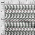 thumbnail image 1 of oneOone Viscose Jersey Fabric Ogee Ikat Decor Fabric Printed BTY 60 Inch Wide, 1 of 1