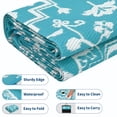 thumbnail image 2 of GARVEE Outdoor Rug 8'x10' Waterproof Patio Rug Reversible Indoor Outdoor Rug Plastic Straw Large Outdoor Rug for RV Camping Deck Balcony,Picnic,Blue, 2 of 8