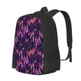 thumbnail image 1 of Easygdp Purple Dreamcatcher Mochila de Gran Capacidad Minimalista Ideal para Escuela, Viajes y Uso Diario, 1 of 6