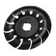 thumbnail image 2 of 90mm 12 Teeth Angle Grinder Disc Wood Carving Grinding Polishing Wheel for Woodworking Black, 2 of 5