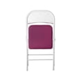 thumbnail image 3 of Sillas Plegables Ilios Innova Con Estructura De Metal Acojinada Color Morado Para Fiesta o Jardín, 3 of 9