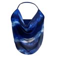 thumbnail image 7 of Lace Tops for Women Sparkly Deep V Neck Crop Tank Tops,Blue,L, 7 of 7