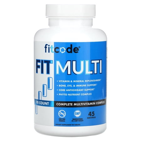 fitcode Fit Multi, Complete Multivitamin Complex, 90 Tablets