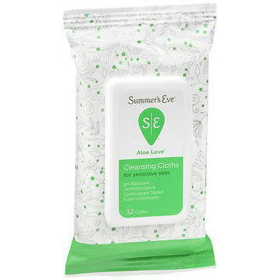 Summers Eve Aloe Love Cleansing Cloth Soft (Pack of 2)