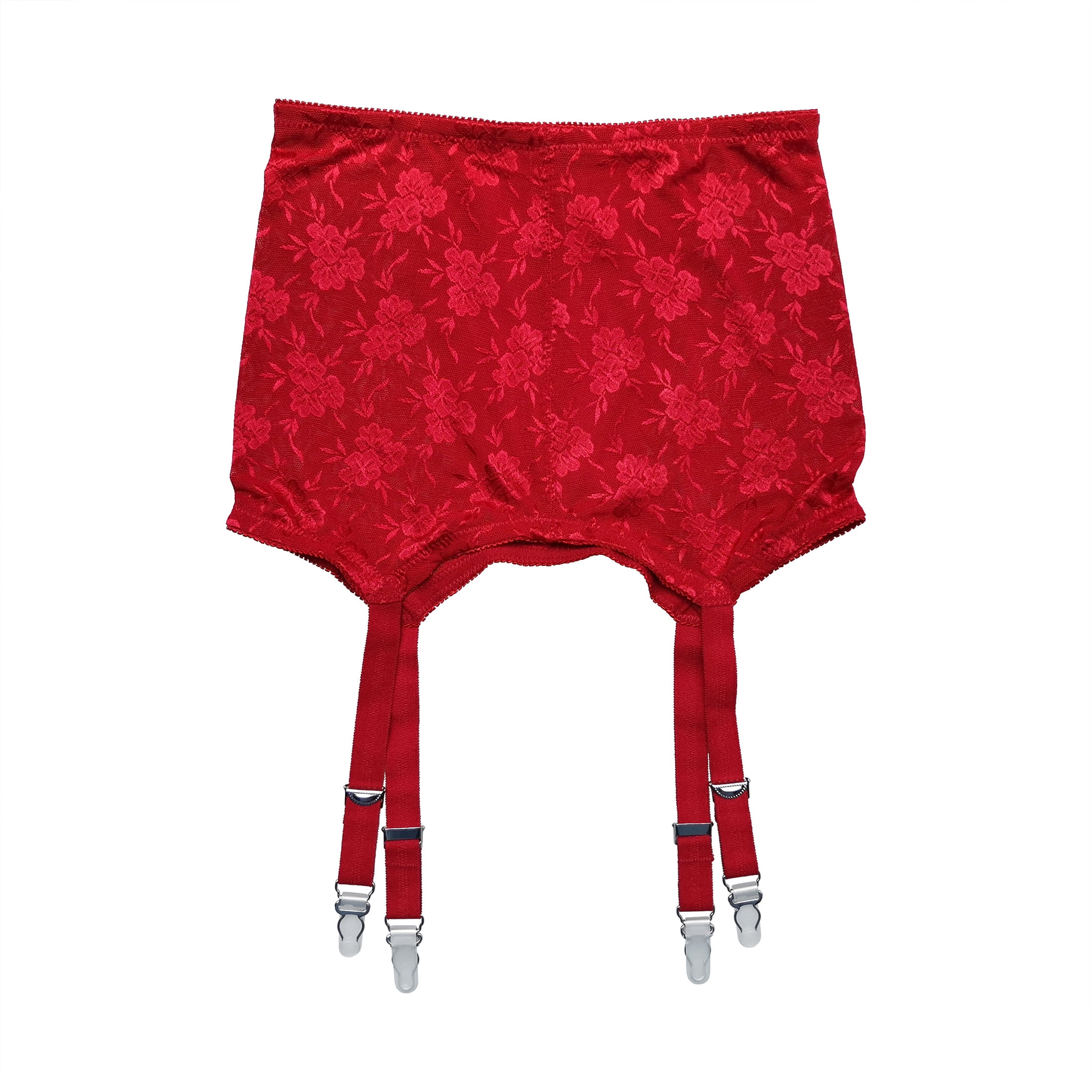 Retro Garter Belt With 12 Straps Plus Size Retro Garter Belt  12  Adjustable Straps With Metal Clips, High-Waisted Vintage Lingerie  (Nylon/Spandex)