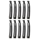 thumbnail image 3 of 10 pinzas para el pelo negras con forma de plátano, elegantes, seguras y flexibles, para accesorios para el cabello, 3 of 10