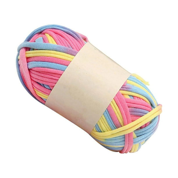 Hilo para alfombras, hilo para tejer, hilo grueso, Material para hacer bolsas, hilo para camisetas, tela, hilo para mantas, bolsas para manualidades Rojo Amarillo Azul perfecl Hilo grueso