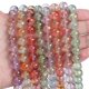 thumbnail image 3 of Cuentas de vidrio con forma de hielo a través de tinta que florecen con cuentas de oro, cuentas de vidrio hechas a mano, collar, pulsera, cadena, joyería, cuentas sueltas, accesorios, 3 of 5