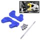 thumbnail image 3 of 1 par CNC Rearsets Base pie clavijas soporte de elevación trasera para R3  Azul Cola Soporte de estriberas de base de estribos traseros, 3 of 6