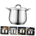 thumbnail image 4 of PAMINGONO Large Stainless Steel Cooking Pot with Lid for Soups, Stews, and Kitchen Use Durable Melt Pot, 4 of 7