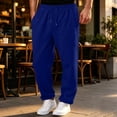 thumbnail image 5 of Boys Baggy Sweatpants Casual Elastic Waist Straight Wide Leg Open Bottom Athletic Joggers Sweat Pants with Pockets, M, 5 of 7