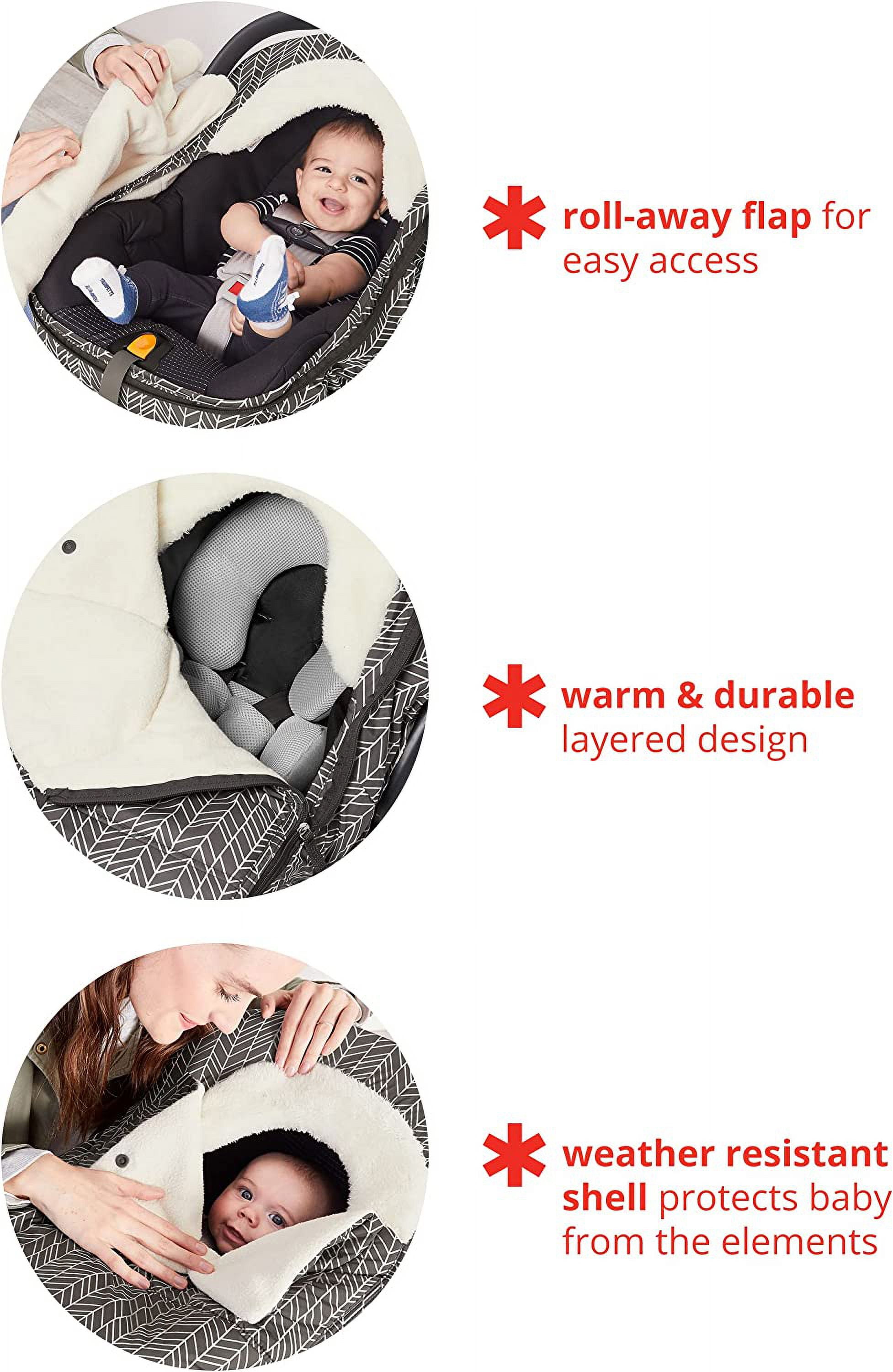Stroll & Go Car Seat Cover Heather Grey Melange