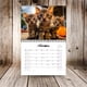 thumbnail image 4 of Popular! Desk Calendar 2025,12 Monthly Wall Calendar Assorted Patterns, Easy To HangClearance, 4 of 5