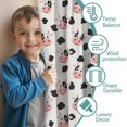 thumbnail image 3 of Blackout Kids Curtains,Beige Cow Spot Pattern Childrens Insulated Curtains Set Of 2,Bedroom Essentials,Toddler Room Decor 52x63in(132x160cm), 3 of 5