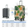 thumbnail image 6 of Disketp Pineapples Palm Leaves Elastic Travel Luggage Cover Travel Suitcase Protective Cover For Trunk Case Apply To 18''-32'' Suitcase Cover (Luggage not included)-Small, 6 of 9