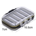thumbnail image 7 of Cheers.US Fishing Lure Box Lightweight Pocket Size Practical Waterproof Double-sides Tackle Grid Storage Organizer Box for Salt Water Flies for Fishing Lure/Hook Beads Earring Container Tool, 7 of 7