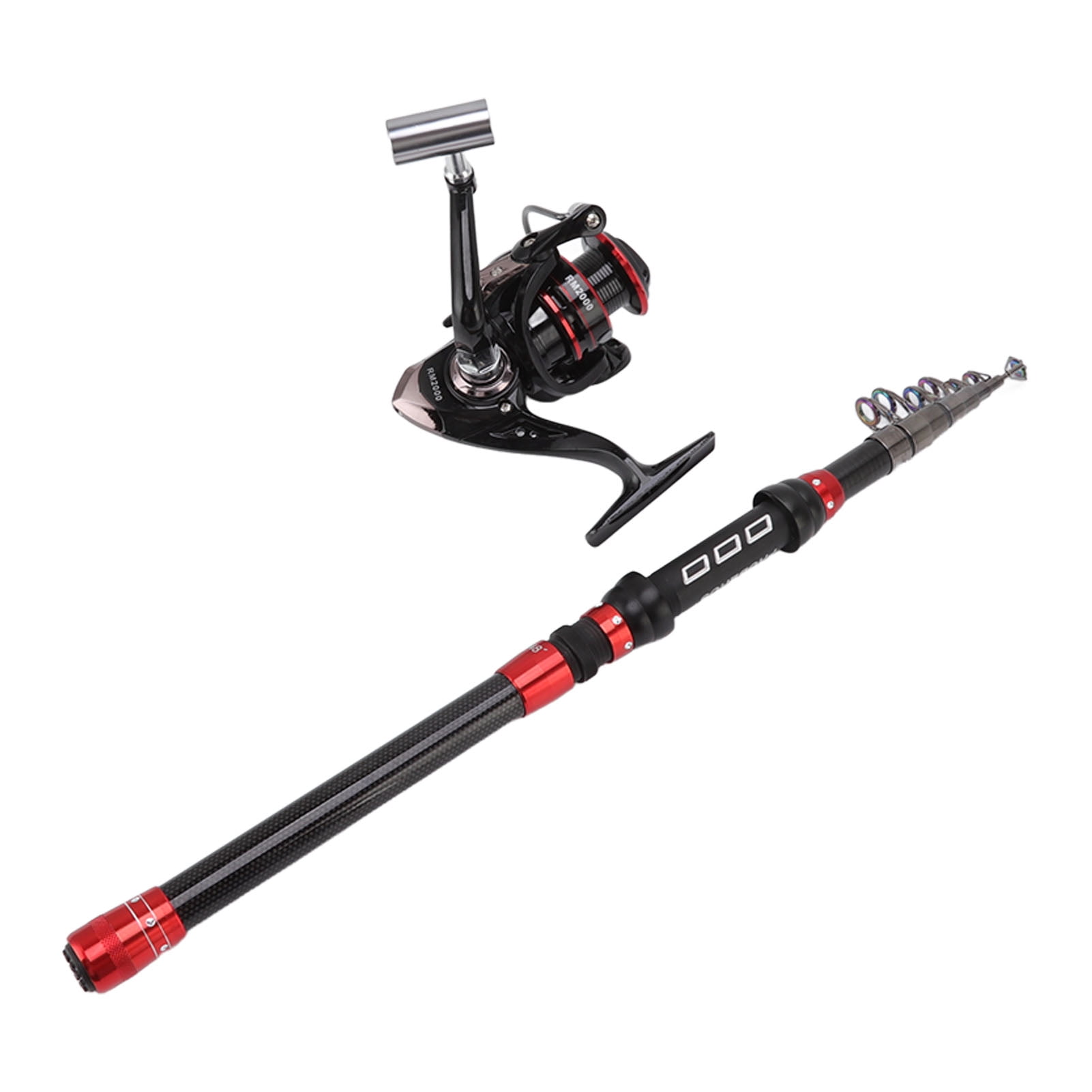 Fishing Rod Reel Set,Lure Rod Set Carbon Lure Pole Kit Lure Rod Set Advanced Technology