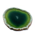 thumbnail image 1 of (Verde) Posavasos de ágata natural en rodajas redondas de ágata en rodajas para bebidas, cocina, mesa de restaurante, posavasos de jade aislado con rodajas de ágata, 1 of 14