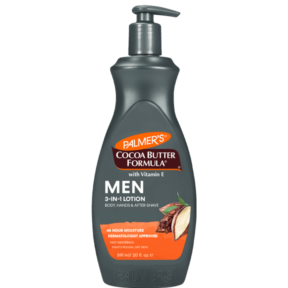 Palmer's Cocoa Butter Formula Men's Body and Face Moisturizer for Dry Skin, 20 fl. oz.