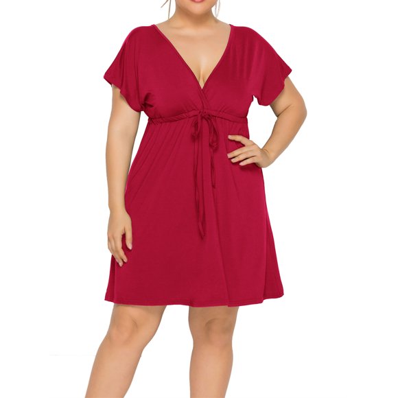 Plus Size Red Dresses