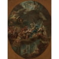 thumbnail image 3 of Gabriel-François Doyen 14x18 Black Modern Framed Museum Art Print Titled - The Russian Nobility Offering the Imperial Princes to Minerva (circa 1795), 3 of 5