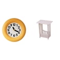 thumbnail image 1 of Reloj de pared,Reloj de pared redondo moderno y silencioso para dormitorio,Mesilla de noche,Mesa auxiliar,mesa de centro,mesa esquinera,mesilla de noche,Mesa de centro,mesa auxiliar y mesilla, 1 of 8