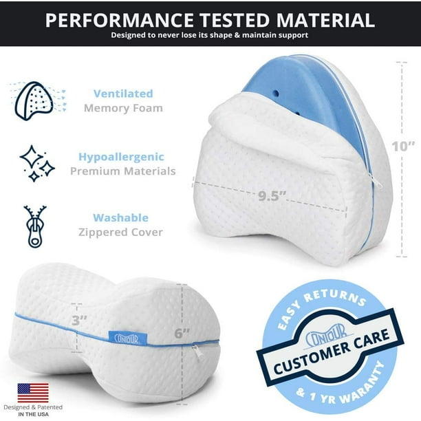 Legacy Leg Pillow for Back Hip Legs Knee Support Wedge