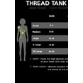 thumbnail image 2 of Thread Tank Southern Southern Women's Sleeveless Flowy Racerback Tank Top Sport Grey Medium, 2 of 3