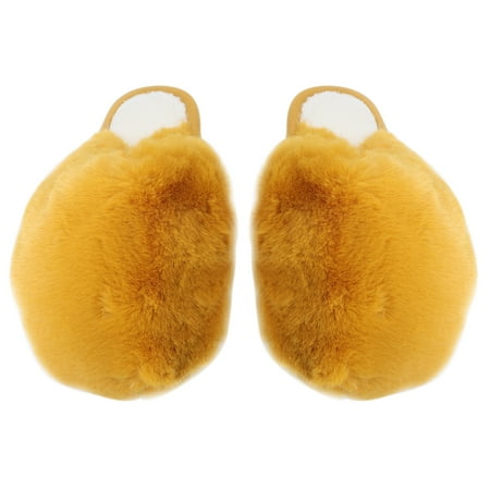 

1 Pair Exquisite Warm Slippers Comfortable Winter Footwear Causal Home Slippers