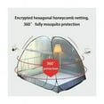 thumbnail image 3 of Pop Up Tent With Easy To Install Features And Breathable Mesh, Portable Outdoor Trip Canopy For Single To King Size Beds (Light Blue), 3 of 5