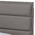 thumbnail image 5 of Baxton Studio Ansa Modern and Contemporary Gray Fabric Upholstered Twin Size Bed, 5 of 8