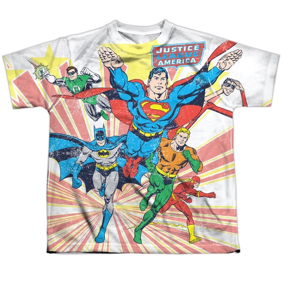 Trevco Sportswear DCO811-YTPP-3 DC Coming At You Youth Short Sleeve T-Shirt, White - Large