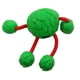 thumbnail image 2 of Juguetes molares para mascotas, juguetes de pelota de goma, molares de voz, resistencia a mordeduras y fugas, alivia el aburrimiento (verde Rojo Verde, 2 of 5