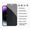 thumbnail image 3 of CASELIX iPhone 13 Pro Max Privacy Screen Protector, Privacy Screen iPhone 13 Pro Max Tempered Glass, Anti Spy Private Full Coverage Film, Shockproof Anti-Scratch 9H Tempered Glass, 3 of 7