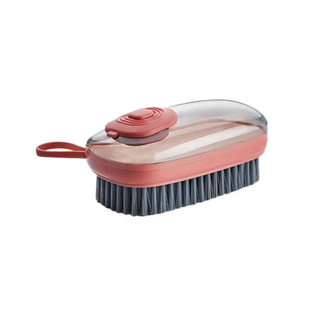 Fiudx Cepillo Suave para El Hogar, Función de Adición Automática de Líquido, Diseño de Agarre Ergonómico, Solución de Limpieza Eficiente, Cepillo para Zapatos, Fácil de Usar, Mango Cómodo, Tamaño 12,