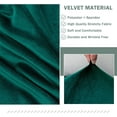 thumbnail image 3 of DONGPAI Stretch Velvet Couch Cushion Covers for Sectional Sofa L Shape, Sofa Couch Soft Seat Slipcover, Green(for 4 Cushions,1 Piece), 3 of 7