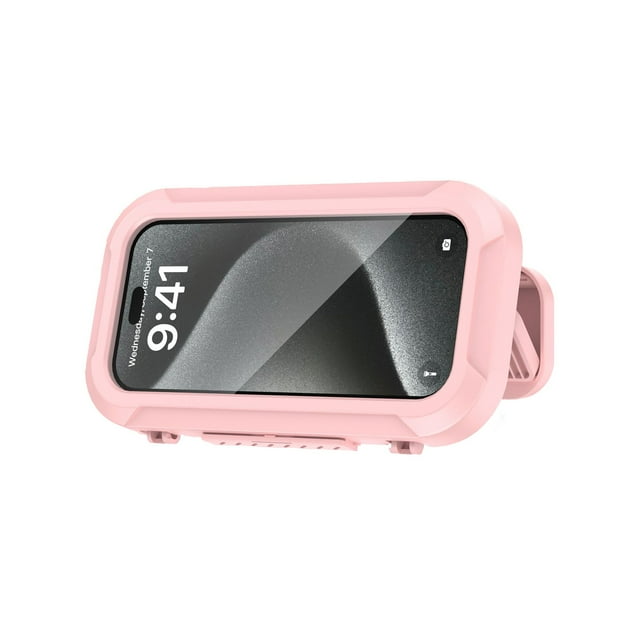 Showersafe Zencey Zencey ShowerSafe Shower Phone Holder 360° Rotation Retractable Adjustable Phone Holder Wall Mount Fog Cell Phone Stand