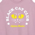 thumbnail image 3 of Instant Message - Black Cat Club Lifetime Member - Women's Racerback Tank Top, 3 of 6